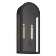 Marea 2-Light Outdoor Wall Sconce in Textured Black