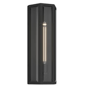 Berens Medium Outdoor Wall Lantern in Textured Black