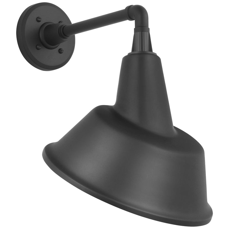 Academy Mack 11" Barn Light Outdoor Wall Lantern in Matte Black