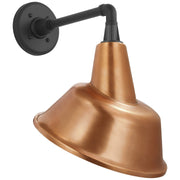 Academy Mack 11" Barn Light Outdoor Wall Lantern in Matte Black
