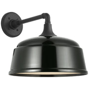 Academy Mack 11" Barn Light Outdoor Wall Lantern in Matte Black