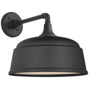 Academy Mack 11" Barn Light Outdoor Wall Lantern in Matte Black