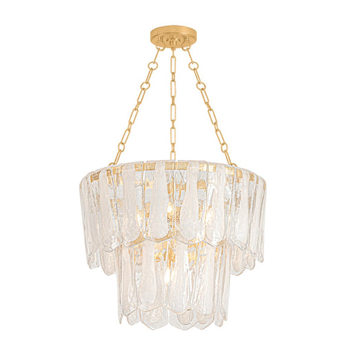 Tappan 5-Light Chandelier in Vintage Gold Leaf