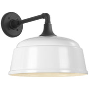 Academy Mack 11" Barn Light Outdoor Wall Lantern in Matte Black