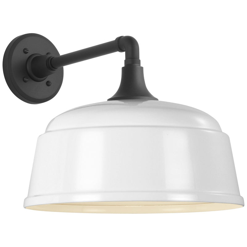 Academy Mack 11" Barn Light Outdoor Wall Lantern in Matte Black
