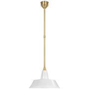 Academy Bowers 16" Outdoor Pendant in Hand-Rubbed Antique Brass