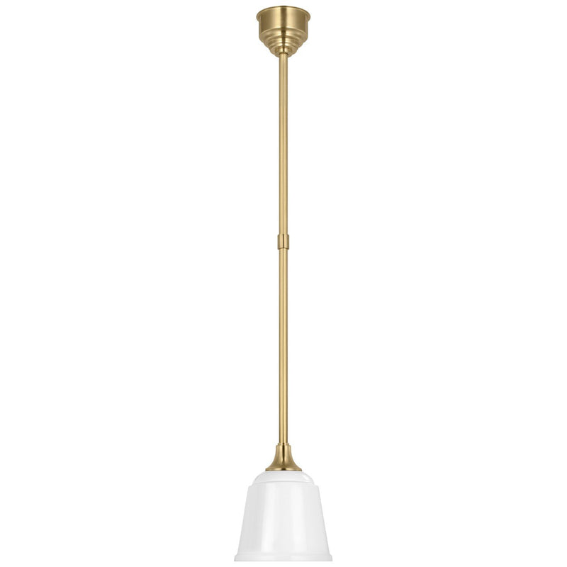 Academy Rockhouse 8" Outdoor Pendant in Hand-Rubbed Antique Brass