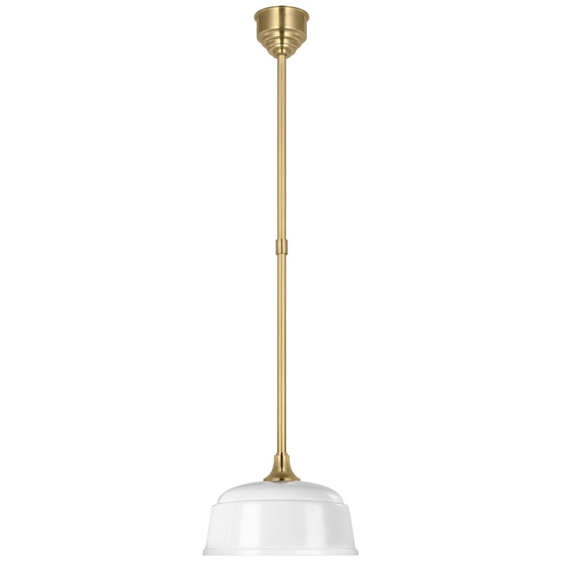 Academy Rockhouse 12.5" Outdoor Pendant in Hand-Rubbed Antique Brass