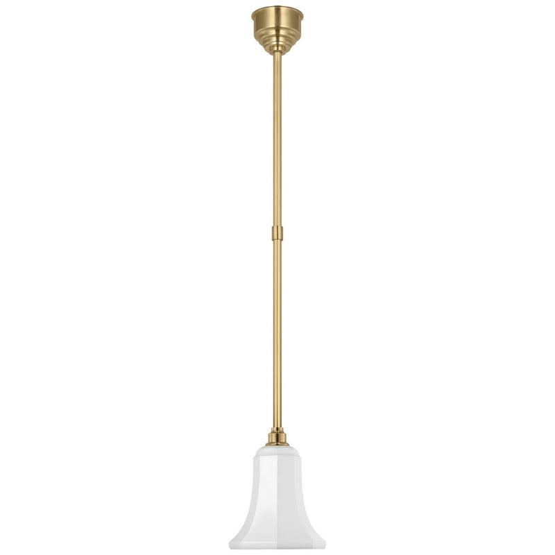 Academy Savannah 7.5" Outdoor Pendant in Hand-Rubbed Antique Brass