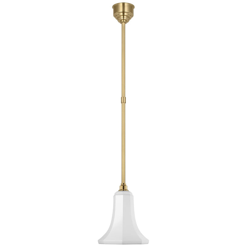 Academy Savannah 9.25" Outdoor Pendant in Hand-Rubbed Antique Brass