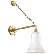 Academy Anchored Mack 17.5" Barn Light Outdoor Wall Lantern in Hand-Rubbed Antique Brass