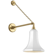 Academy Anchored Mack 17.5" Barn Light Outdoor Wall Lantern in Hand-Rubbed Antique Brass