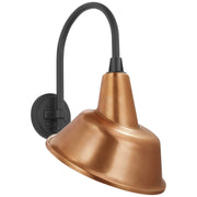 Academy Arched Mack 11" Barn Light Outdoor Wall Lantern in Matte Black