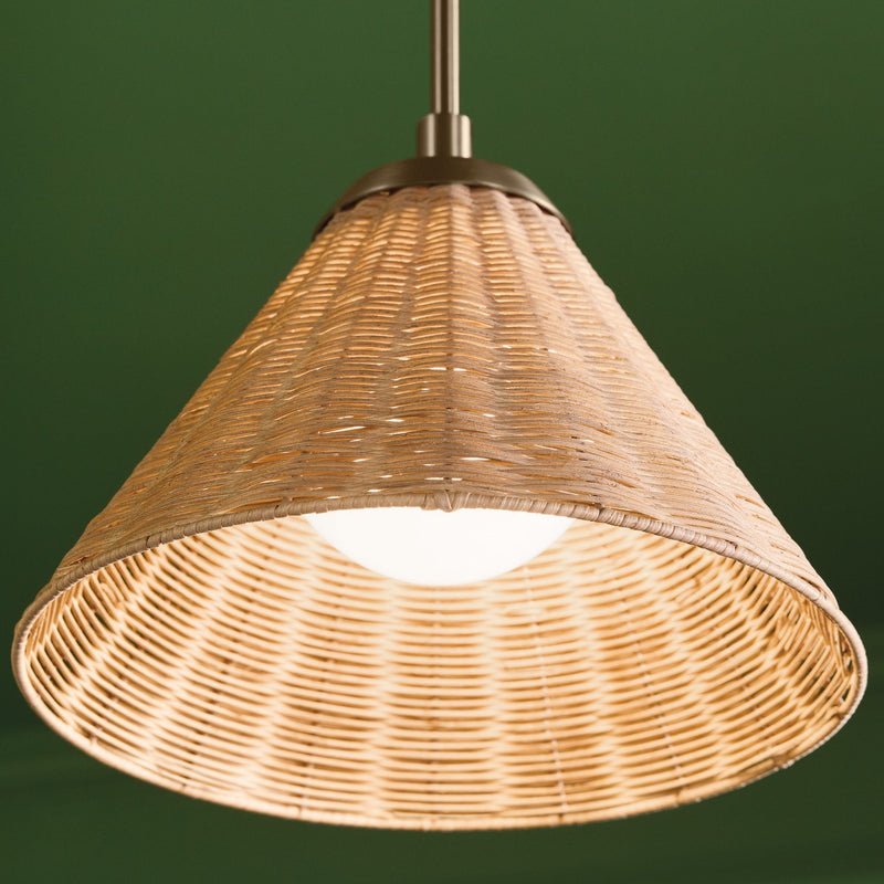 Bekah 14" Convertible Pendant in Champagne Bronze