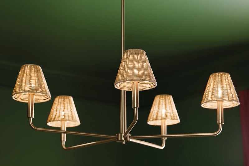 Bekah 5-Light Chandelier in Champagne Bronze
