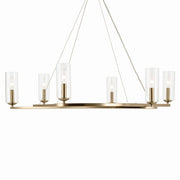 Harpin 6-Light Chandelier in Champagne Bronze