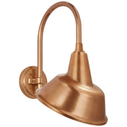 Academy Arched Mack 11" Barn Light Outdoor Wall Lantern in Soft Copper