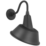 Academy Flynn 11" Barn Light Outdoor Wall Lantern in Matte Black