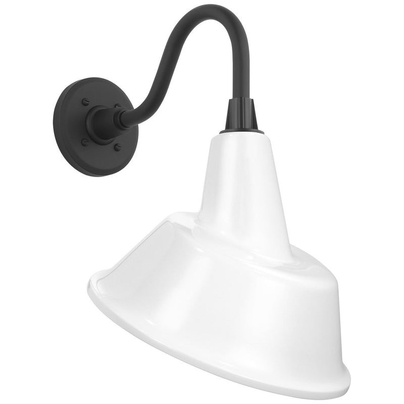 Academy Flynn 11" Barn Light Outdoor Wall Lantern in Matte Black