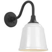 Academy Flynn 11" Barn Light Outdoor Wall Lantern in Matte Black