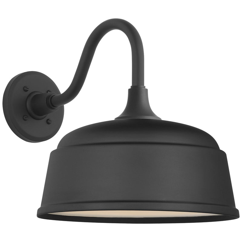 Academy Flynn 11" Barn Light Outdoor Wall Lantern in Matte Black