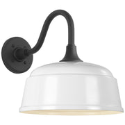 Academy Flynn 11" Barn Light Outdoor Wall Lantern in Matte Black