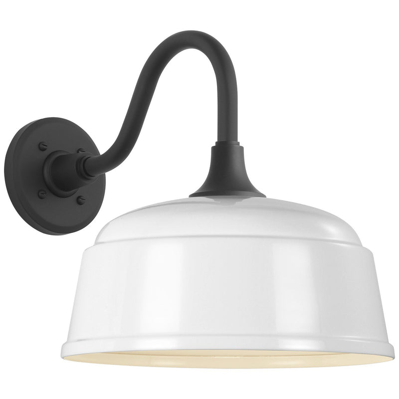 Academy Flynn 11" Barn Light Outdoor Wall Lantern in Matte Black