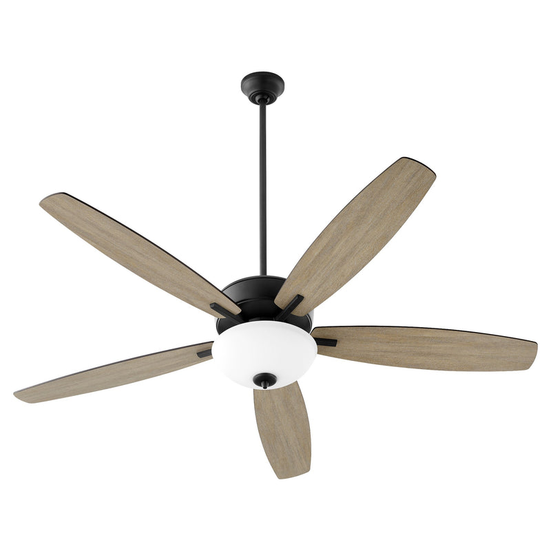 Breeze 60" 5-Blade Wet Ceiling Fan in Textured Black