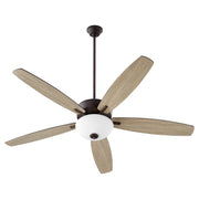 Breeze 60" 5-Blade Wet Ceiling Fan in Oiled Bronze