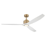 Calyx 60" Ceiling Fan with Light in Champagne Bronze