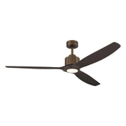 Calyx 60" Ceiling Fan with Light in Heritage Brushed Bronze