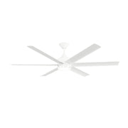 Solen 65" Outdoor Ceiling Fan with Light in Matte White