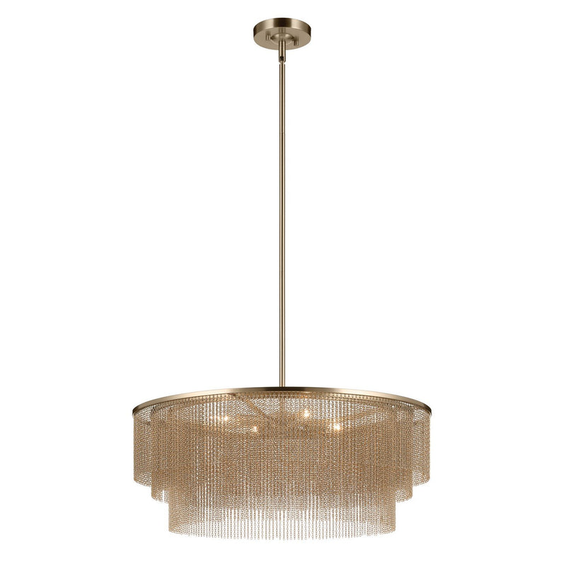 Khaite 4-Light Pendant in Champagne Bronze