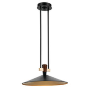 Tenon 20" Pendant in Black