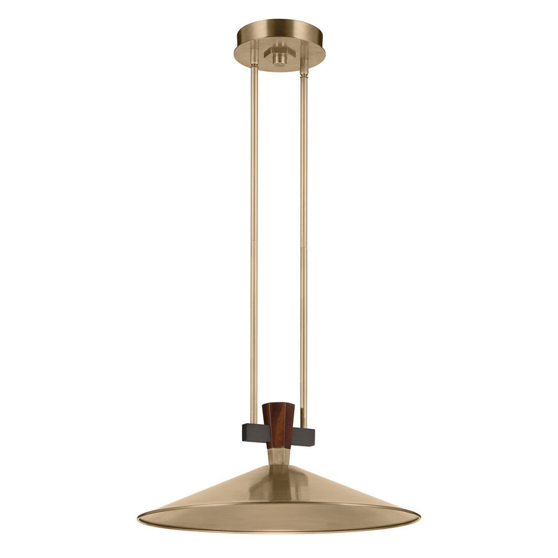 Tenon 20" Pendant in Champagne Bronze