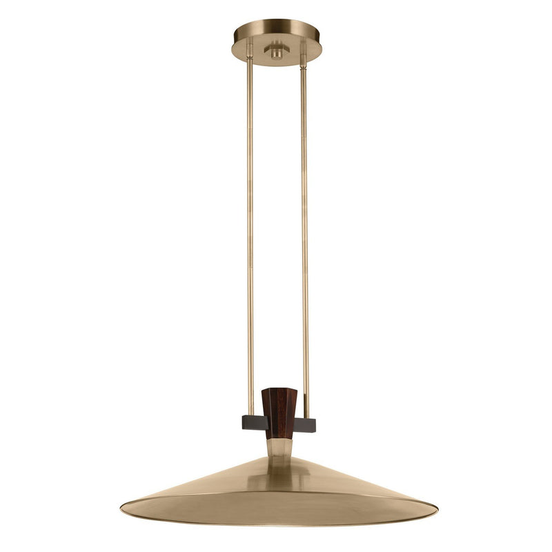 Tenon 28" Pendant in Champagne Bronze