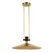 Tenon 28" Pendant in Lacquered Brass