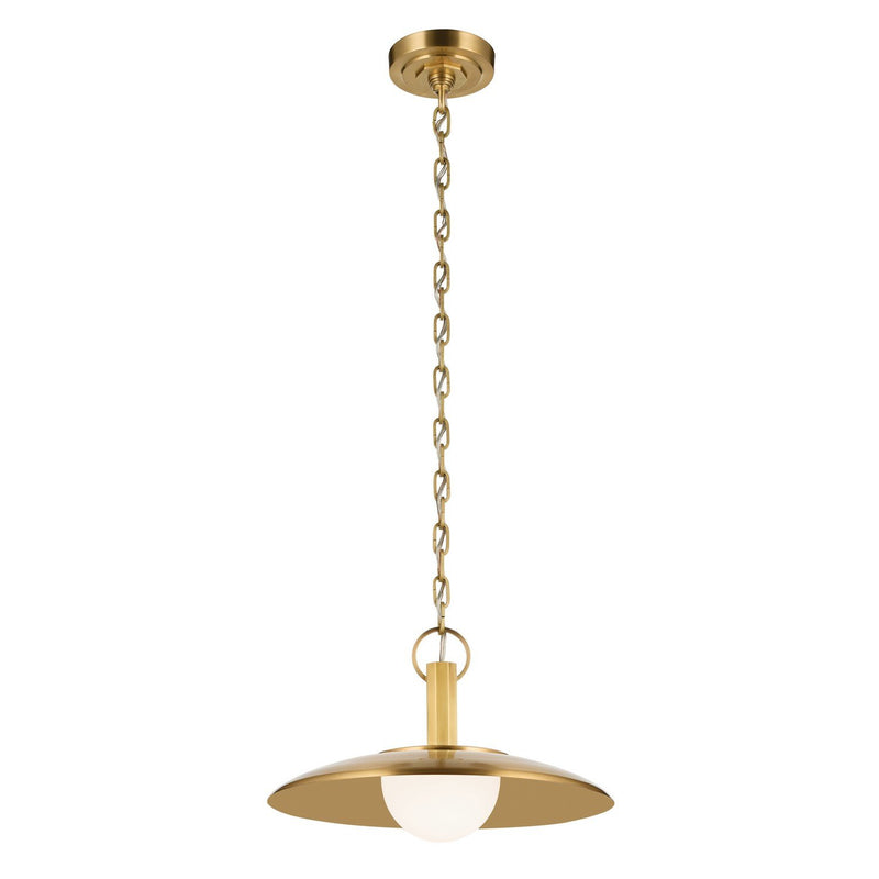Kurio 16" Pendant in Lacquered Brass