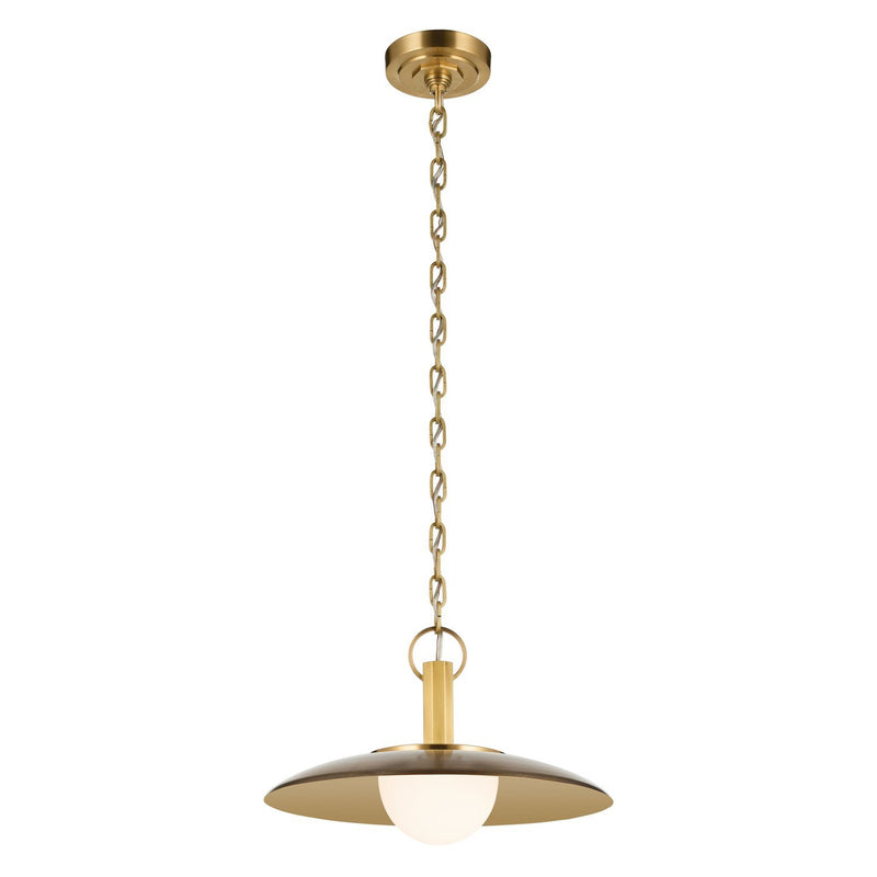 Kurio 16" Pendant in Lacquered Bronze