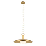 Kurio 22" Pendant in Lacquered Brass