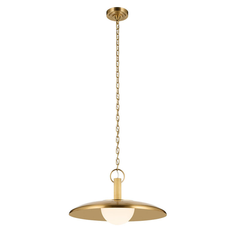 Kurio 22" Pendant in Lacquered Brass