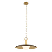 Kurio 22" Pendant in Lacquered Bronze