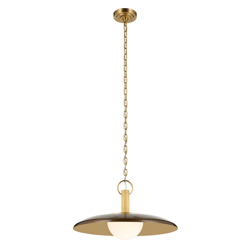 Kurio 22" Pendant in Lacquered Bronze