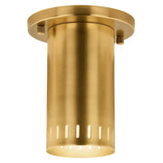 Ruehl Flush Mount in Lacquered Brass