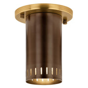 Ruehl Flush Mount in Lacquered Bronze