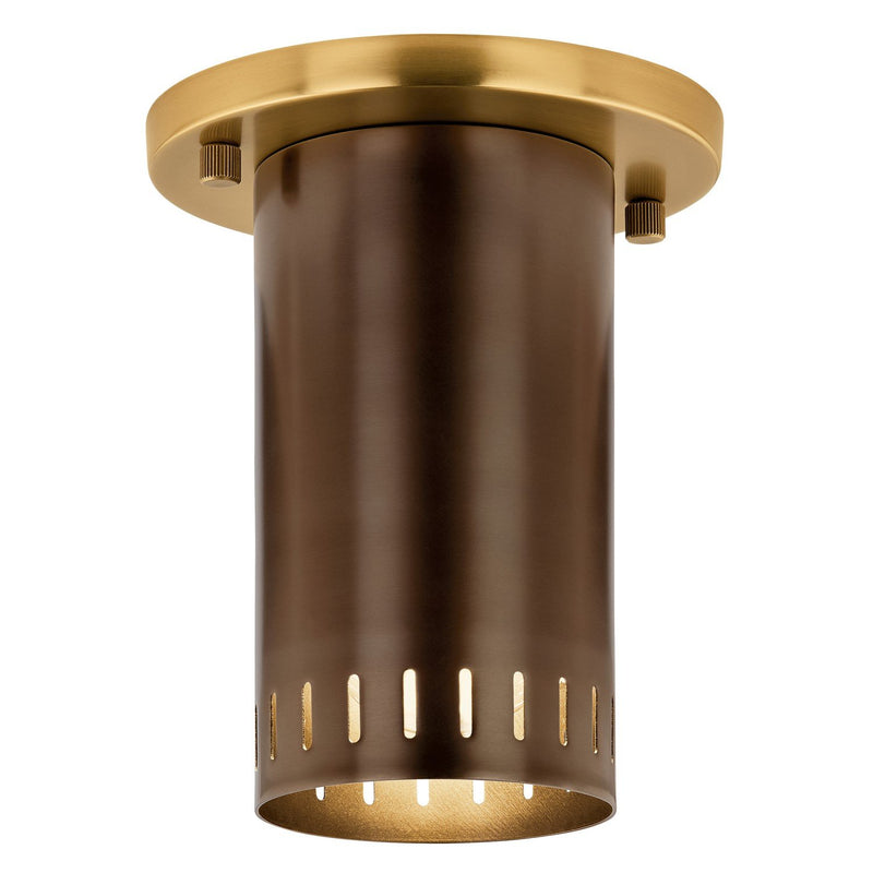 Ruehl Flush Mount in Lacquered Bronze