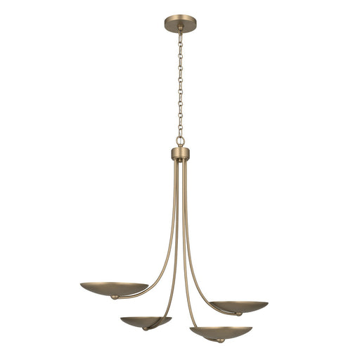 Palmela 4-Light Chandelier in Champagne Bronze