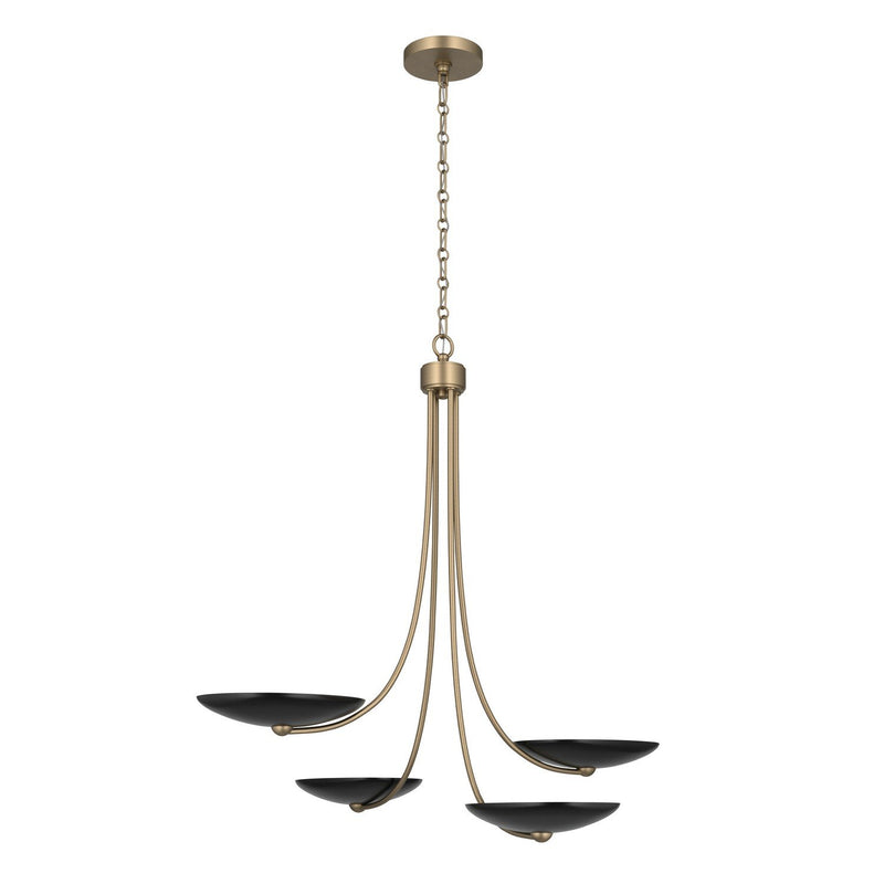 Palmela 4-Light Chandelier in Champagne Bronze
