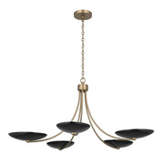 Palmela 5-Light Chandelier in Champagne Bronze