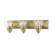 Birmingham 3-Light Bath Vanity Light in Antique Brass